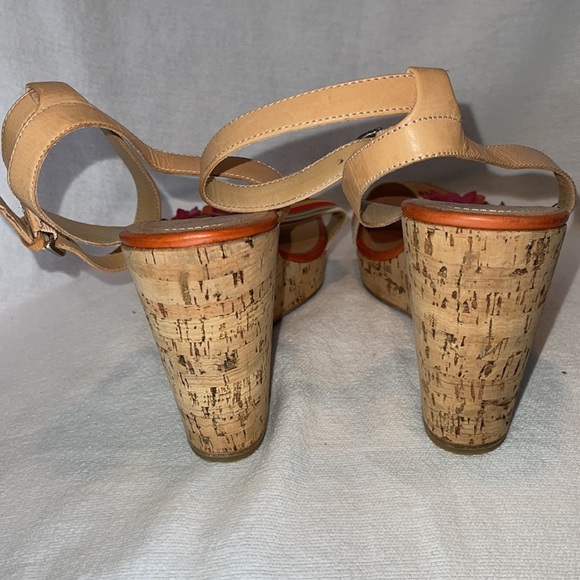 COACH MORGAN STRAPPY CORK WEDGES SIZE 9 - Picture 5 of 7
